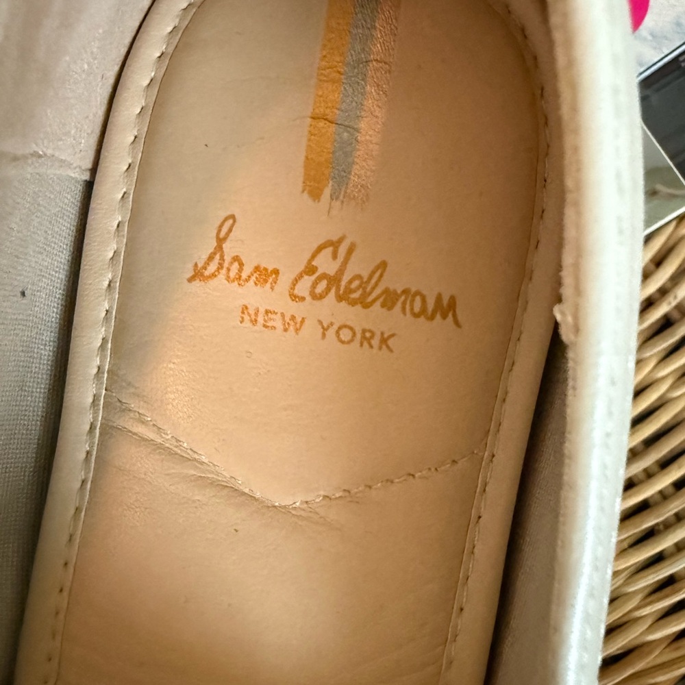 Sam Edelman Elegant Cream Espadrilles Sz 8.5 - Picture 7 of 10